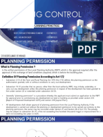 Planning Control: Dcp6203: Law and Planning Practice
