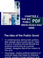 The Idea of The Public Good: Ideologies and Isms