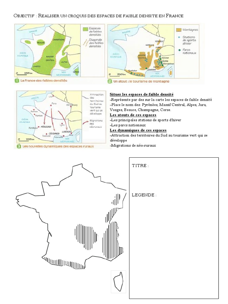 Croquis des Espaces de Faible Densité | PDF