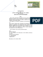 Rapport D' Enquete Ordonné Par Leopold II