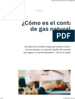 ¿Cómo Es El Contador de Gas Natural - Dando Luz