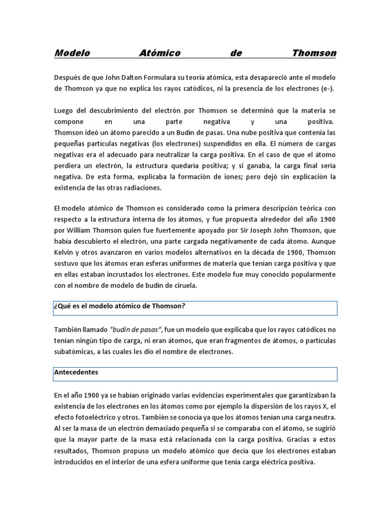 Modelos Atomicos átomos Núcleo Atómico