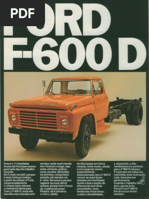 Ford F-600D Anos 70 | PDF