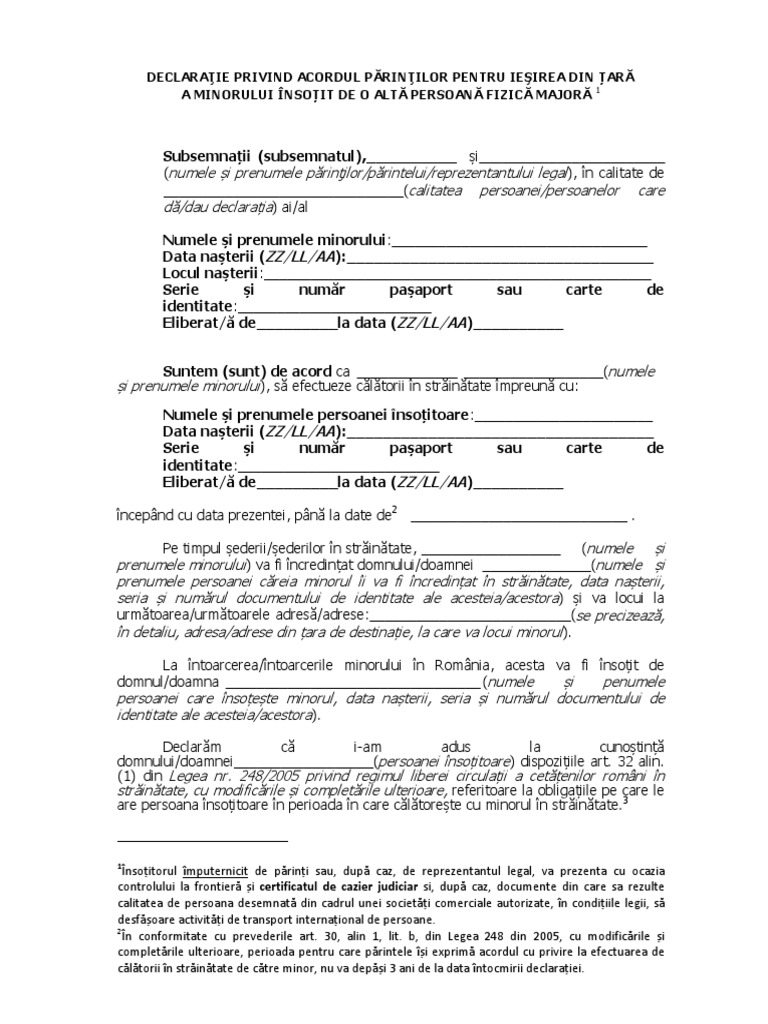 Model Procura Politia de Frontiera | PDF