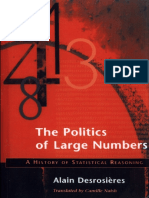 Alain Desrosieres - The Politics of Large Numbers