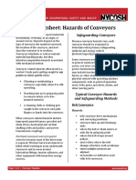 Safety Factsheet: Hazards of Conveyors