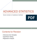 Statistics Revision