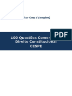 100 Questões CESPE - Constitucional