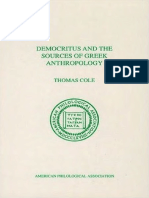 Cole, Thomas - Democritus and the Sources of Greek Anthropology.pdf