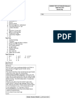 Task One: London Tests of English (Edexcel) Practice Test Answer Key