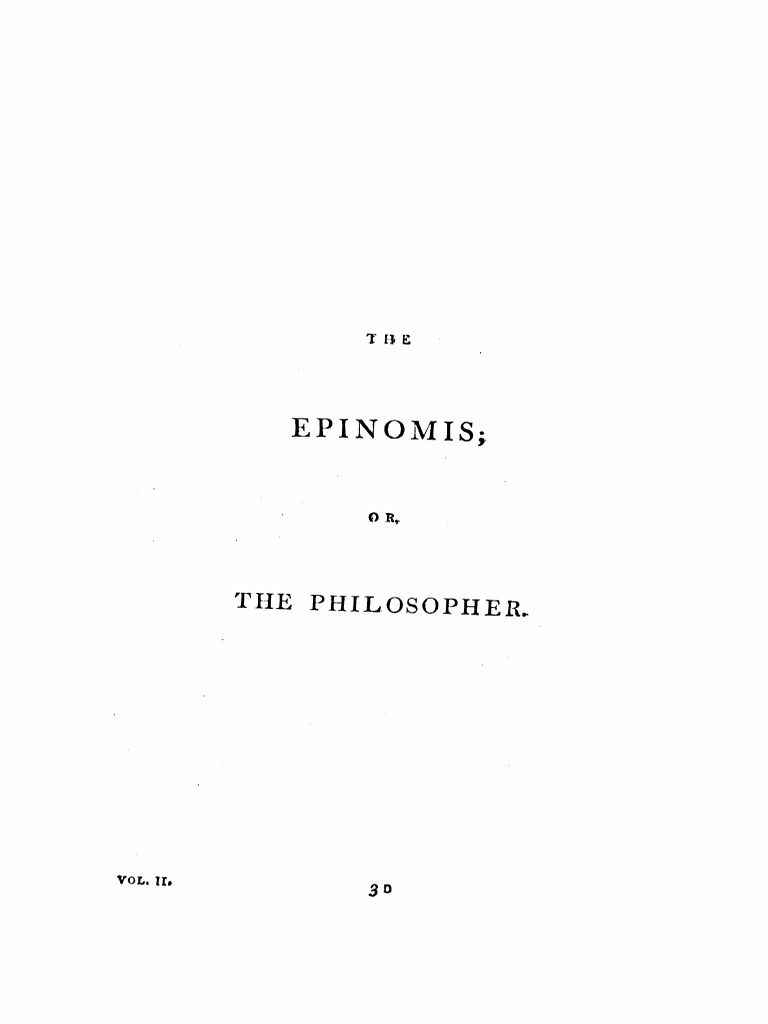 5 Epinomis PDF PDF Divinity Plato