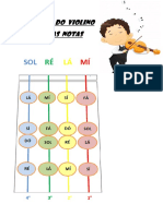 Cordas Do Violino E Suas Notas