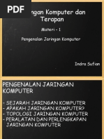 Download Mata Kuliah Jaringan Komputer dan Jaringan Terapan Materi 1 Pengenalan Jaringan Komputer by IndraSufian SN39032122 doc pdf