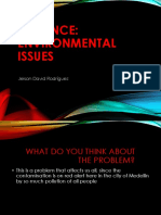 Evidence: Environmental Issues: Jeison David Rodríguez