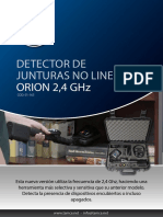 Manual Detector de Junturas No Lineales - Orion