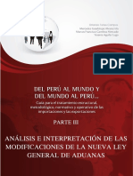 Interpretacion de Ley de Aduanas PDF