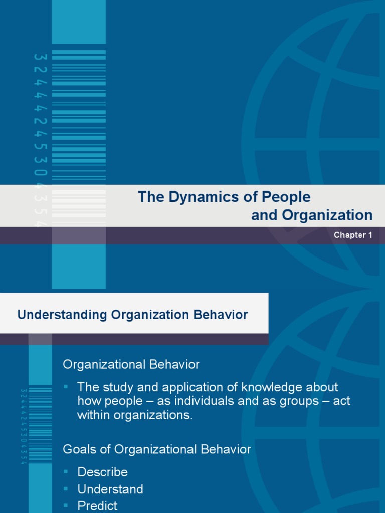 Understanding Organizational Behavior Dynamics | PDF | Organizational ...