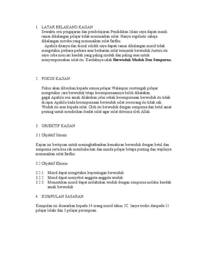 Kajian Tindakan Pdf