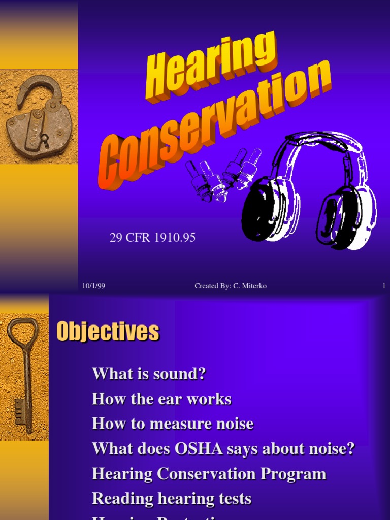 Hearing Protection PDF Noise Decibel