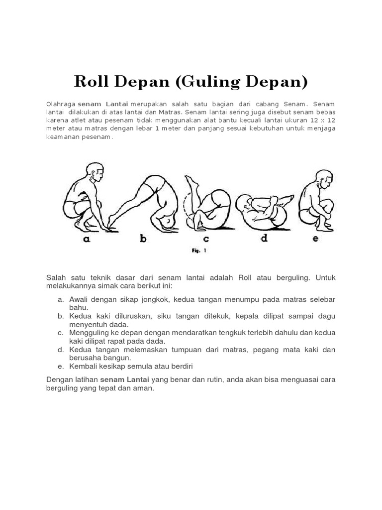 Makalah Penjaskes Senam Lantai 1