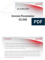Investor Presentation H1 2010: Air Arabia PJSC