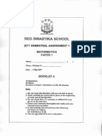 P6 Maths SA1 2017 Red Swastika Exam Papers