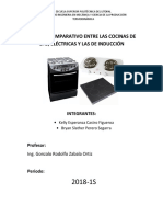 Análisis comparativo de la eficiencia energética de cocinas a gas, eléctricas e inducción