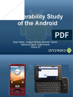 Android Vulnerability Study