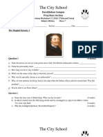 History Worksheets Class 7