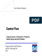 Arsitektur Sistem Komputer - Week 7 - Control Flow