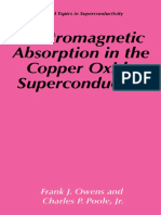 Frank J. Owens, Charles P. Poole Jr. Electromagnetic Absorption in The Copper Oxide Superconductors 1999