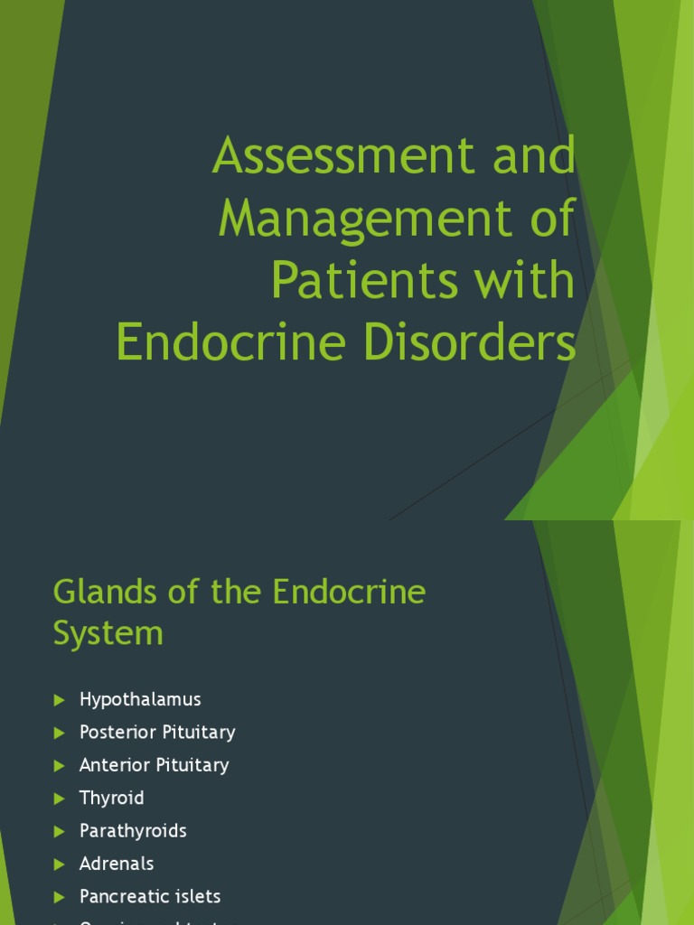 Endocrine Disorders: Assessment & Management | PDF | Hyperthyroidism ...