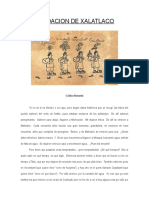 Fundación de Xalatlaco según códices prehispánicos