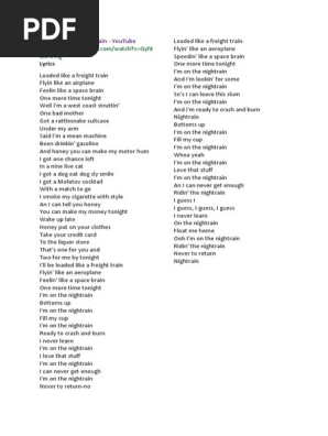 Lyrics Orf6trg Leisure Nature