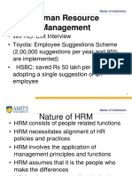 HRM Introduction
