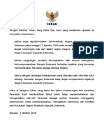 IKRAR Hari Kesaktian Pancasila