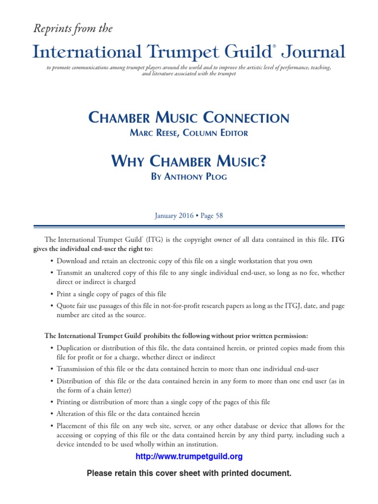 Chamber | PDF | Chamber Music | Orchestras