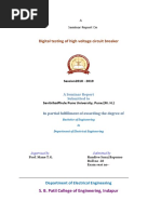 Digital Testing of High Voltage Circuit Breaker: S. B. Patil College of Engineering, Indapur