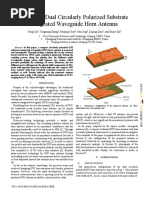 10.1109 ICMMT.2016.7762381 Design of Dual Circularly Polarized Substrate Integrated Waveguide Horn Antenna