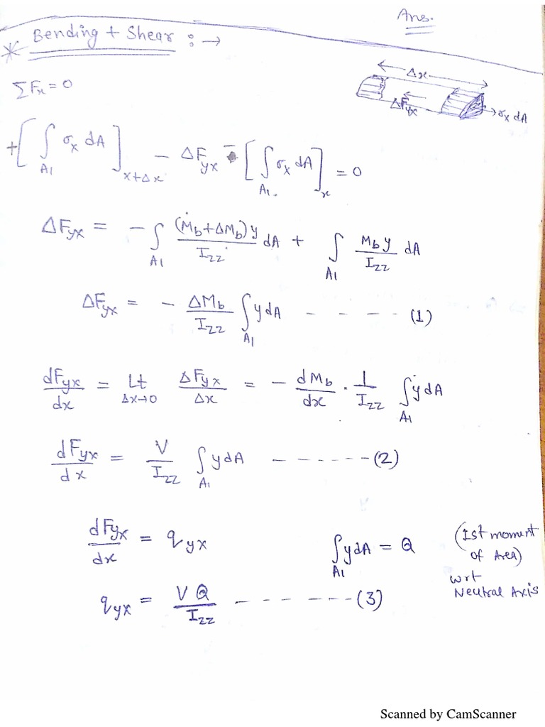 Bending+ Shear | PDF