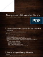 Gorecki's Symphony of Sorrowful Songs