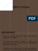 The Empowerment and Process