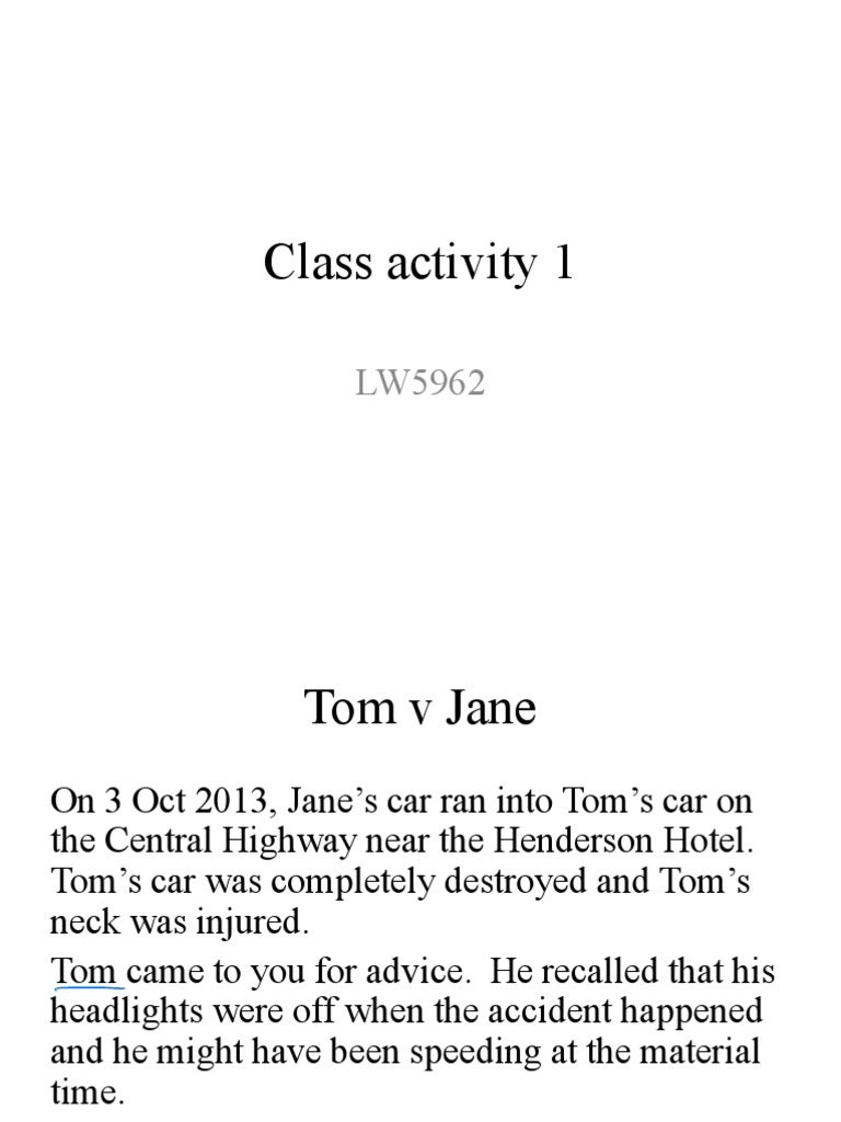 Class Activity 1 PDF | PDF