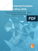 State of Internet Freedom in Africa 2018