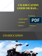 Co-education: Good or Bad