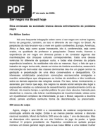Ser Negro No Brasil Hoje
