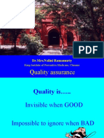 Nalini Ramamurthy Quality Assurance - GHTM