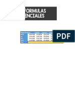 5 Formulas de Excel