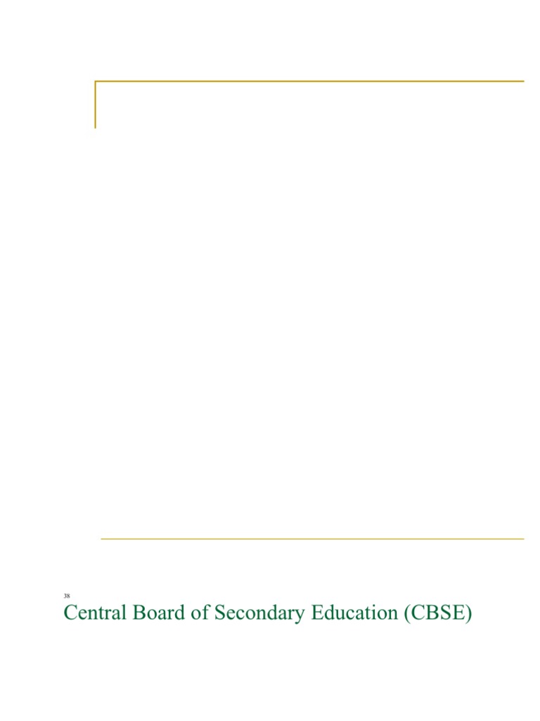 Central Board of Secondary Education (CBSE) | PDF | Business