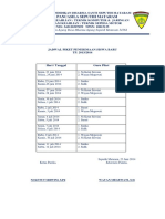 Jadwal Piket PSB